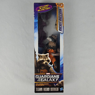 Rocket Racoon Marvel Guardians Of The Galaxy Titan Hero Series 2014 Action Fig