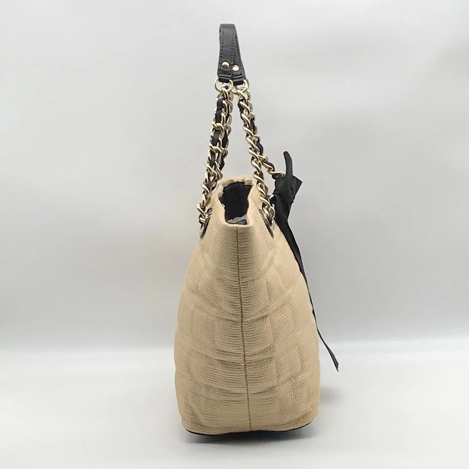 Bolso de Mano Kate Spade Bronceado Paja Carbón Foto 4 de 4