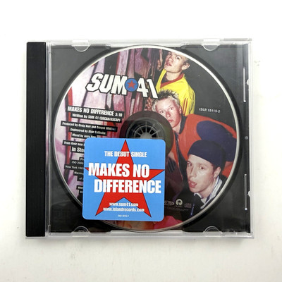 SUM 41 Makes No Difference CD Single Island 2000 Promo RARE