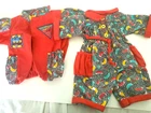 New ListingCabbage Patch Kid Designer Line Outfit Romper Jumpsuit Jacket Red Black Multi