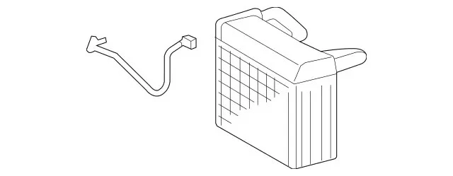 Núcleo evaporador original Mercedes-Benz 163-830-00-58 Foto 3 de 3