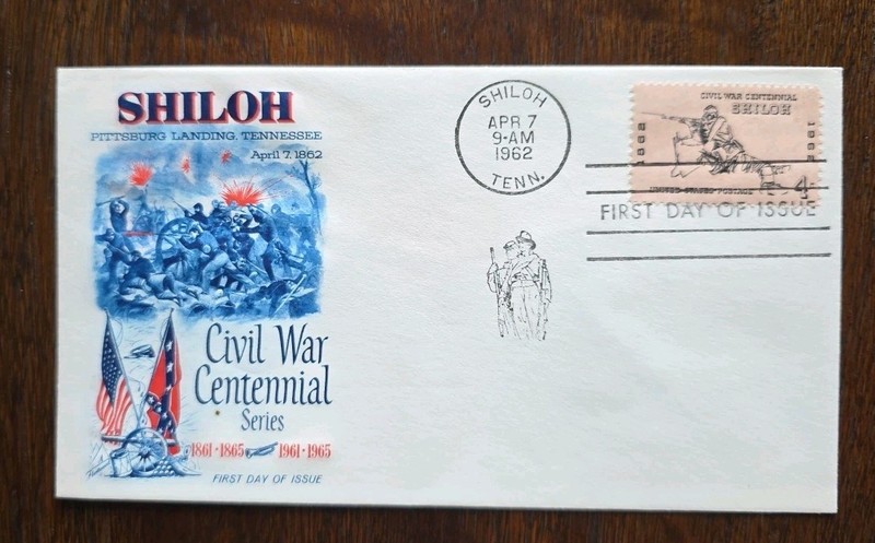 US FDC # 1179 Civil War Centennial Shiloh 1962.