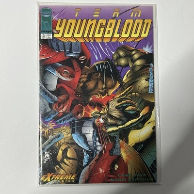 Team Youngblood #3 Nov 1993 Image Comic Book Chap Yaep Feat Spawn Savage Dragon