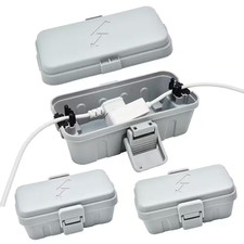 Grey Outdoor Weatherproof Electrical Connection Box, Waterproof Extension Cord C
