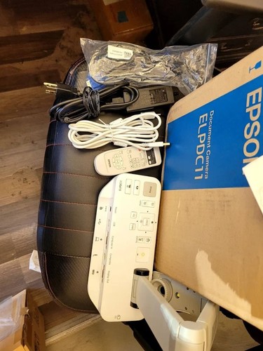 “Epson ELPDC11 Document Camera 5MP 10x Zoom USB VGA Presenter Tested Working”
