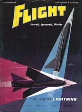 FLIGHT INTERNATIONAL Bristol 188 Apache Atlantic Crossing GE Turbojet 12/11 1959