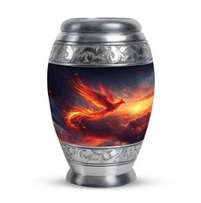 Phoenix Bird Urns 3Inch Pack Of 1 Ashes Human Remains 3 Inch Metal Handcrafted