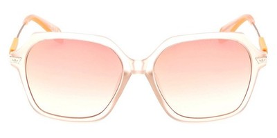 Adidas OR0082 73L Orange Square Mirror Plastic Sunglasses Frame 55-16-140