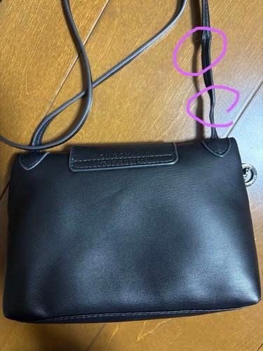 Longchamp Le Pliage Xtra Top Handle Bag XS Leather Black Rare Used - Picture 7 of 18