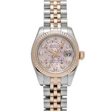 ROLEX Datejust 179171G pink computer/diamond WATCH 685053