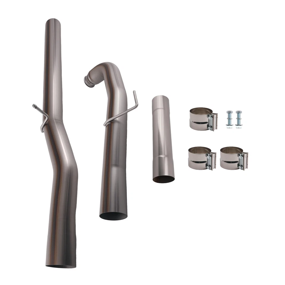 Kit de tubo de escape de 3,5-4" para Chevy Silverado GMC Sierra 6,6 L Duramax 2011-2015 Foto 2 de 4
