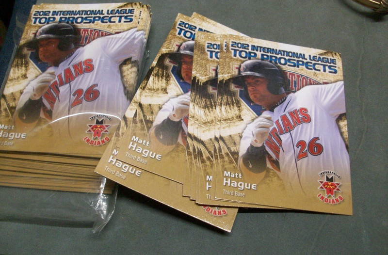 MATT HAGUE 2012 International League Top Prospects baseball card lot of 50 NR