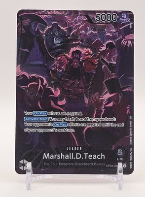 One Piece TCG - Promo - Marshall D. Teach OP09-081 - 2nd Anniversary - Englisch