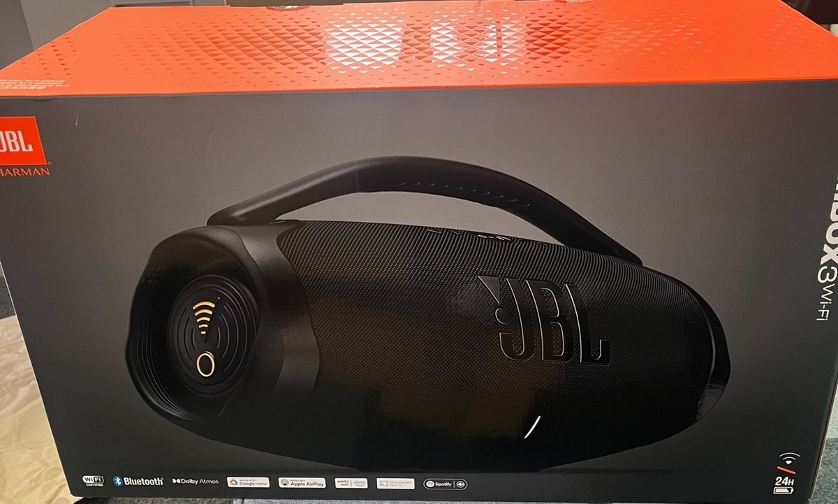 JBL Boombox 3 Portable Bluetooth Speaker - Black | eBay
