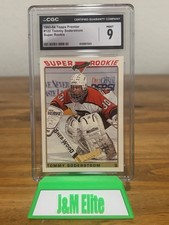 1993-94 NHL TOPPS PREMIER #122 TOMMY SODERSTROM SUPER ROOKIE CARD | CGC 9.0 MINT. rookie card picture