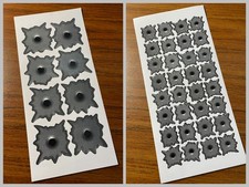Bullet Hole Shot Hole Sticker Decal For Car Laptop Window Mirror Phone Pad