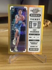 2022-23 Contenders Optic Chet Holmgren Gold Prizm /10 Rookie Card SSP #4 RC