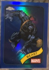 2025 Topps Chrome Marvel - Beast #177 Blue Refractor /299