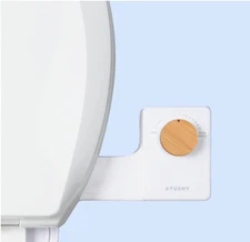 Fresh Cool Water Bidet, Ultra Slim Toilet Seat Attachment with Adjustable Pressu