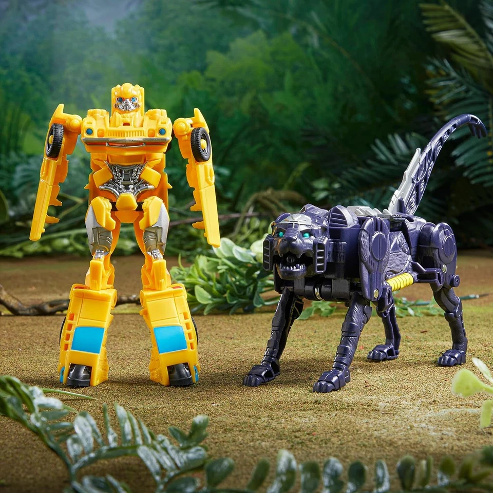Transformers Rise of The Beasts Pack de 2 Figurine Beast Combiners Bumblebee - Photo 2/4