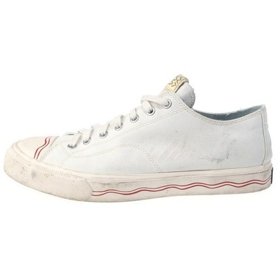 Mens Visvim VISVIM SEEGER LO SNEAKER Seeger Canvas Low cut Sneakers White