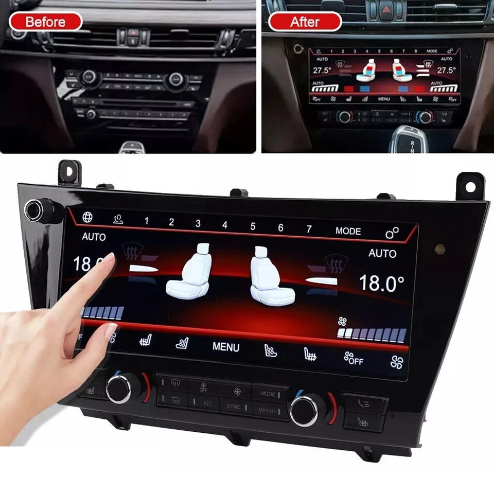 Panel de control de temperatura del calentador de aire acondicionado digital de 10,25"" para BMW X5 F15 X6 F16 Foto 4 de 4
