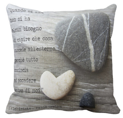 Cuscino Personalizzato Paulo Coelho Frase Alchimista Citazione Amore Love 1 Ebay