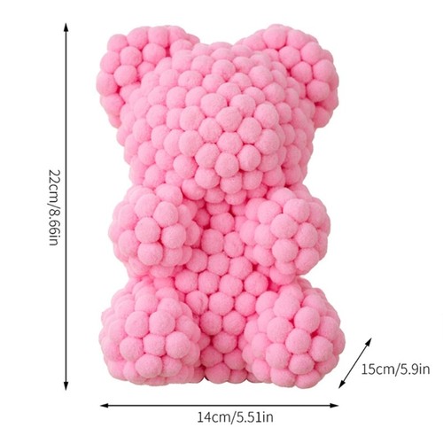 Lightweight Summer Decorative Doll Bear-shaped Doll Table for Girlfriend Child - Picture 8 of 8