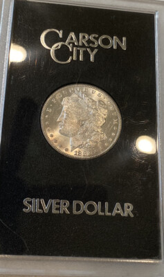 1882 CC Morgan Silver Dollar Uncirculated GSA - OGP & COA Included