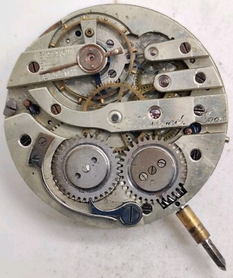 Vintage L. Raymond Locle High Grade pocket watch movement For Repair 36.2mm