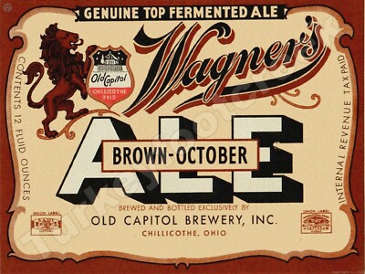 Wagner's Brown-October Ale Label 9