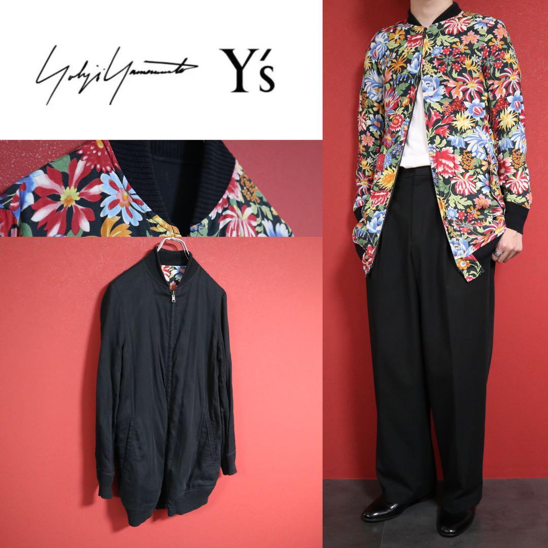 Extremely rare] YS Yohji Yamamoto Floral Flower Reversible