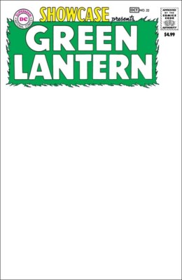 Blank Showcase #22 1ST Hal Jordan GREEN LANTERN DC Sketch Variant
