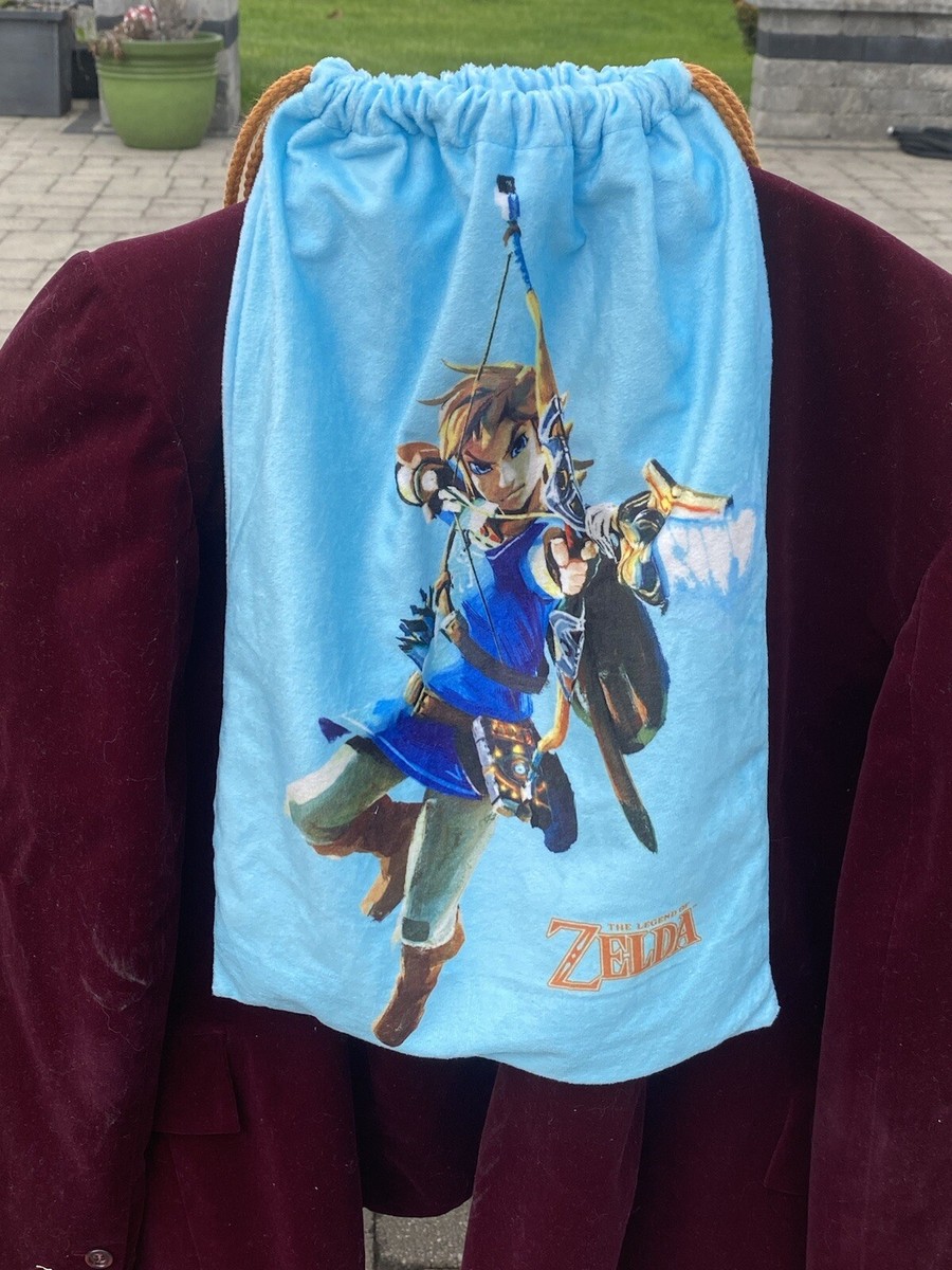 Nintendo Legend Zelda Breath of the Wild Link Drawstring Cinch