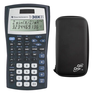 TI-30 X II S Solar und CalcCase Tiny Schutztasche im Aktions-Bundle