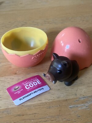 Adopt Me Mystery Pets Series 2 Mini Egg Wild Boar Figure w Item Code FULLY OPEN
