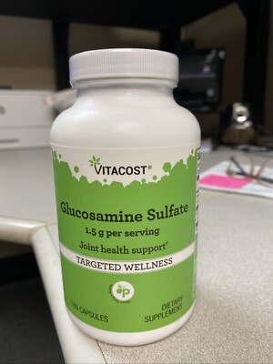 Vitacost Glucosamine Sulfate - 1500 mg - 180 Capsules 