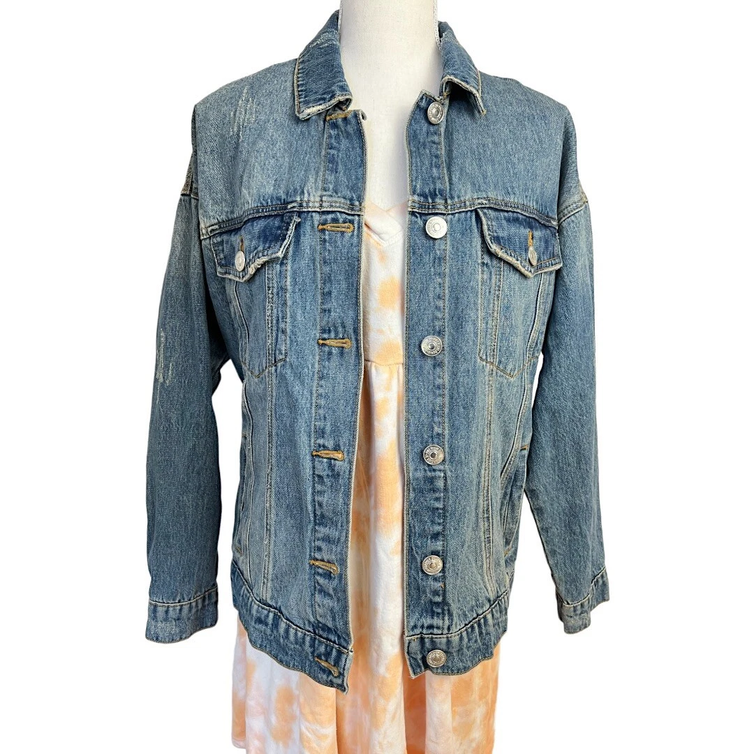 Forever 21 sale oversized denim jacket
