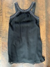 London Times Little Black Dress Size 8 Sequin Detailing