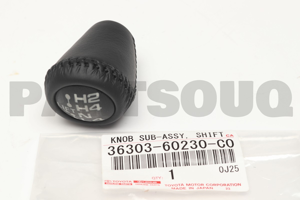 3630360230C0 Genuine Toyota KNOB SUB-ASSY, SHIFT LEVER 36303-60230