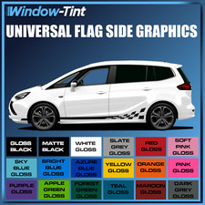 UNIVERSAL Racing Flagge Seite Aufkleber Grafik Sticker Für Ford Opel VW Audi BMW