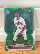 2023 Bowman Sapphire Edition Chrome Prospects Green /60 Ambioris Tavarez #BCP-33
