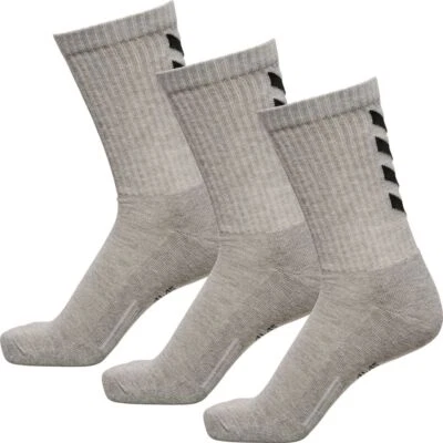 HUMMEL Fundamental Socken 3er Pack (3 Paar Socken!) Grau