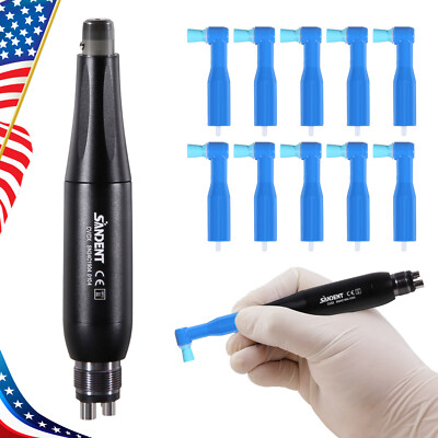 Dental Hygiene Prophy Angles Handpiece Air Motor, 4:1 Reduction Handpiece Set
