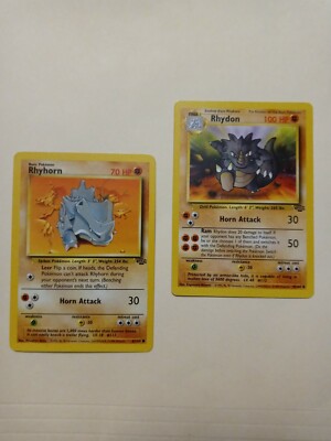 rhydon pokemon card ebay - 112/165 - Pokemon 151 - Reverse Foil (Do the damage before switching the Pokemon Pokemon Jungle Uncommon Rhydon #45
