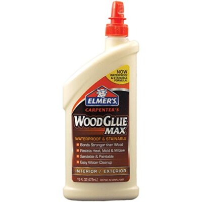 Elmer's E7310 Carpenter's Wood Glue Max Interior and Exterior, 16 Ounces, 16 