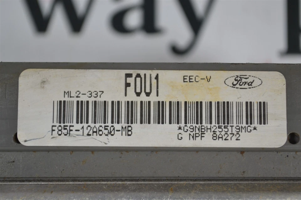 F85F12A650MB Ford F150 F250 4.6 1998 Engine Control Unit ECU Module 4i7 197 B4 - Image 2 of 4