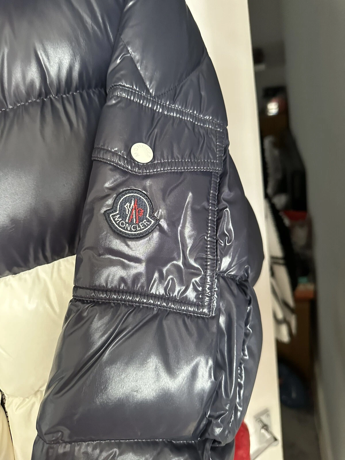 Moncler x KITH giacca tampone con cappuccio da uomo taglia 7 taglia estremamente rara.