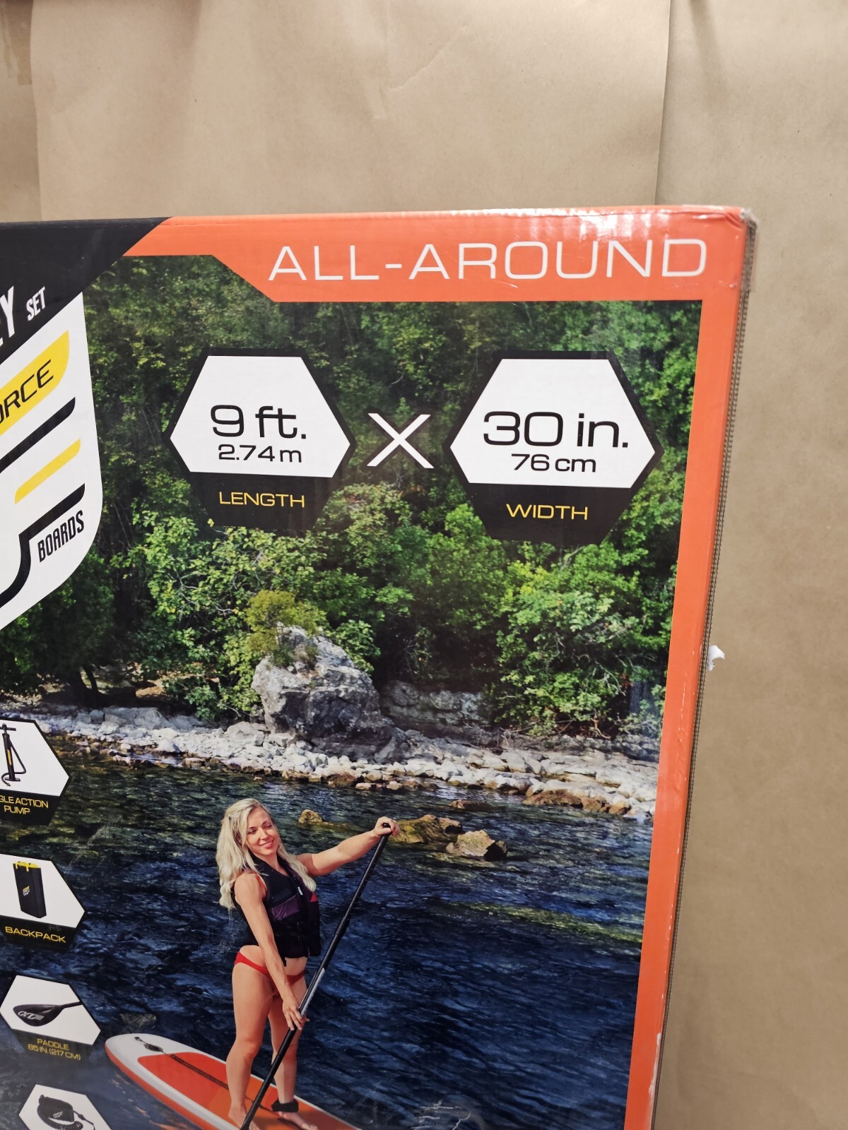 Bestway HydroForce Aqua Journey Inflatable StandUp Paddleboard Set 9