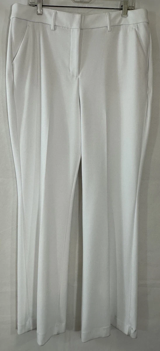Pantalon Femme Taille 12 VERATEX - Blanc, Polyester, Taille élastiquée - Occasion Très Bon état